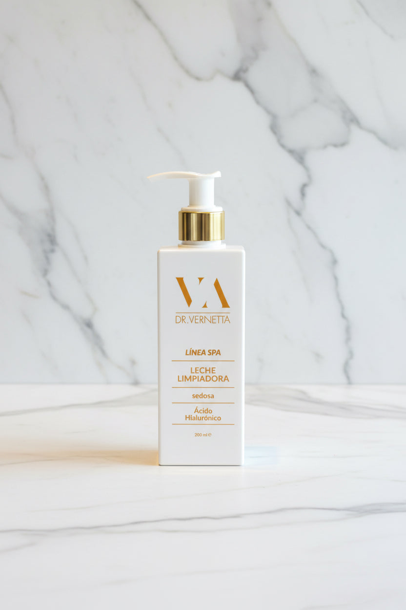 Leche limpiadora facial